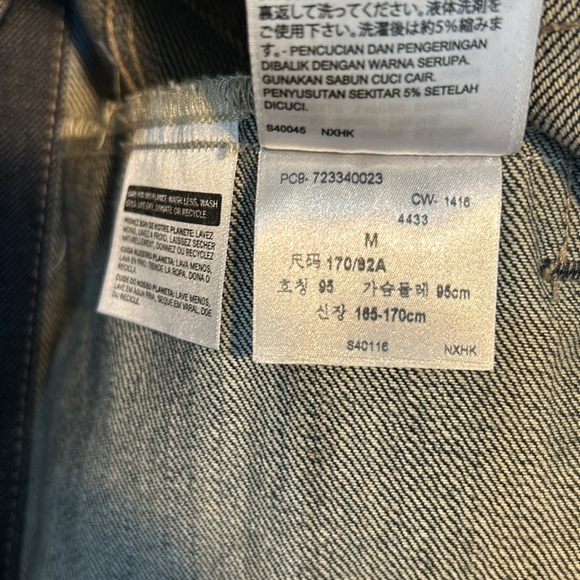 Levi’s Raw Denim Trucker Jacket - Picture 9 of 9